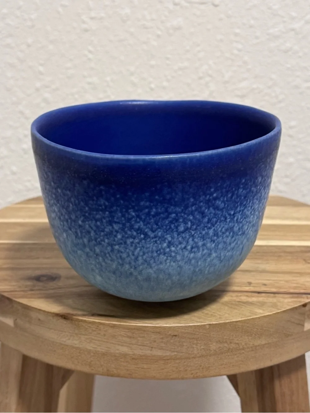 Anthropologie Dalila Ombre Bowl Azure Blue Stoneware